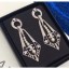 Chanel Silver Crystal Earrings 56 2020 Collection CE01462
