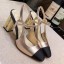 Chanel Slingback High-Heel Pumps Gold 2019 Collection CE03067