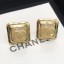 Chanel Square CC Stud Earrings 04 2019 Collection CE02295