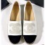 Chanel Stitching CC Logo Espadrilles White CE02203
