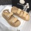 Chanel Strap Flat Sandals Beige 2020 Collection CE02490