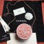 Chanel Striped Grained Calfskin CC Filigree Round Clutch With Chain Bag AP0365 Pink 2019 CE04106