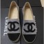 Chanel Suede CC Logo Espadrilles Gray/Black 01 CE01203
