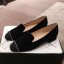Chanel Suede Chain Flat Loafers G35164 Black 2020 Collection CE01386