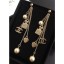 Chanel Tassel Earrings A53211 Gold/Pearly White 2018 CE03051