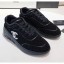 Chanel Terry-cloth & Goatskin Classic Sneaker Black 2020 Collection CE03584