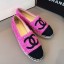Chanel Tweed Flat Espadrilles G29762 Pink/Black 2020 Collection CE01507