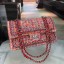 Chanel Tweed Medium Flap Bag Pink/Red/Blue 2019 Collection CE04173
