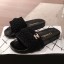 Chanel Tweed Pearls Flat Mule Slide Sandals G35696 Black 2020 Collection CE01020