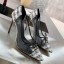 Chanel Tweed Transparent Lace-up High-Heel Pumps White 2019 Collection CE02403