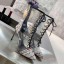 Chanel Tweed Transparent Lace-up High-Heel Short Boots Multicolor 2019 Collection CE03904