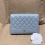Chanel Wallet on Chain A88615 Blue Collection CE03636