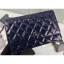Chanel Wallet On Chain WOC Bag in Patent Leather Navy Blue/Silver CE04239