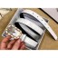 Chanel Width 2.5cm Chain Buckle Quilting Leather Belt White Belt CE01126