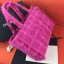 Chanel Wool Tweed Medium Zipped Shopping Bag AS0976 Pink 2019 Collection CE02537
