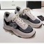 Cheap Chanel Calfskin Fabric & Suede Sneaker G36258 White/Black/Grey 2020 Collection CE04158
