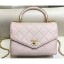 Cheap Chanel Quilted Calfskin Small Flap Bag with Top Handle AS0625 Beige 2019 CE01970
