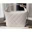 Cheap Chanel Quilted Large Hobo Clutch Bag AS1747 White 2020 CE00596