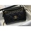 Cheap Chanel Small Camera Case Bag AS1367 Grained Calfskin Black 2020 CE01310