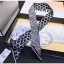 Cheap Knockoff Chanel Silk Twill Slim Bandeau Scarf 10x120cm AA0095 Black 2019 CE00598