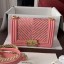 Cheap Knockoff Chanel Small Boy Chanel Handbag A67085 Pink 2019 Collection CE03251