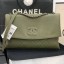 Copy Best Chanel Quilted Calfskin Triple Flap Bag A8095# Green 2020 Collection CE01179