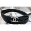 Copy Chanel CC Belt 15mm Width Black 2018 CE01162