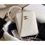 Copy Chanel Chain Handle Vertical Camera Case Bag White Runway 2020 CE00660