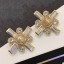 Copy Chanel Cross Bloom Stud Earrings AB0641 2019 Collection CE00676