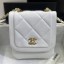 Copy Chanel Quilted Lambskin Vertical Flap Bag AS1895 White 2020 Collection CE01718