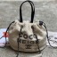 Copy Chanel Quilted Shearling Sheepskin Medium Shopping Bag AS0981 White 2019 Collection CE01722