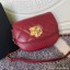 Copy Chanel Vintage Camellia Saddle Flap Bag A57910 Red 2019 Collection CE01743