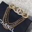 Fake Best Chanel CC Chain Brooch AB1404 Gold/Crystal 2019 Collection CE01708
