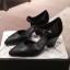 Fake Chanel Patent Calfskin Mary Jane Pumps G35426 All Black 2020 Collection CE03985