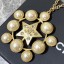 Fake Chanel Pearl Star Pendant Necklace AB2335 2019 Collection CE03124