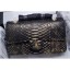 Fake Chanel Python Classic Flap Medium Bag A1112 07 CE03981