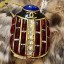 Fake Chanel Resin Beetle Evening Clutch with Chain AS0838 Gold/Blue/Red 2019 Collection CE02832
