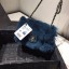 Fake Chanel Shearling Lambskin Small Flap Bag AS1199 Dark Blue 2019 Collection CE02998
