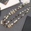 Fake Luxury Chanel Crystal Pearl Long Necklace 05 2019 Collection CE02180