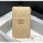 Fake Top Chanel 19 Phone and Card Holder in Lambskin AP1182 Apricot 2020 Collection CE03301