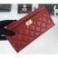 Fake Top Chanel Caviar Leather Boy Pouch Clutch Bag A84478 Red CE02160