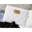 Fashion Replica Chanel Caviar Leather Boy Card Holder A84431 White CE01969