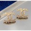 First-class Quality Chanel Crystal CC Earrings 43 2020 Collection CE00705
