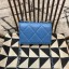 High Imitation Chanel 19 Quilted Goatskin Wallet on Chain WOC AP0957 Blue 2019 Collection CE01347