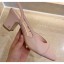 High Imitation Chanel Heel 6.5cm Slingbacks G31318 Light Pink 2020 CE00907