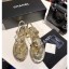 High Imitation Chanel pearl CC Logo Thong Sandals G35692 GOLD 2020 CE01678