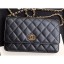 High Quality Chanel Chain Infinity Wallet On Chain WOC Bag AP0724 Black 2019 CE00722