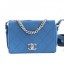 High Quality Fake Chanel Quilted Flap Bag AS0574 Blue 2019 Collection CE01823
