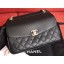 High Quality Imitation Chanel Lambskin/Calfskin Waist Bag AS0419 Black 2019 CE03894