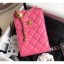 High Quality Imitation Chanel Pearl on Chain Phone Holder with Chain Bag AP1448 Dark Pink 2020 CE00977